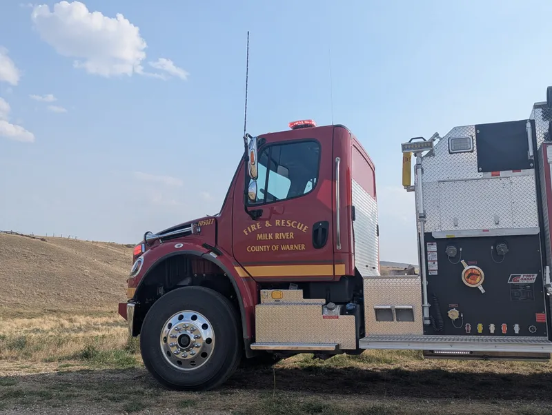 County Pump, a engine of the Milk River Fire Department
