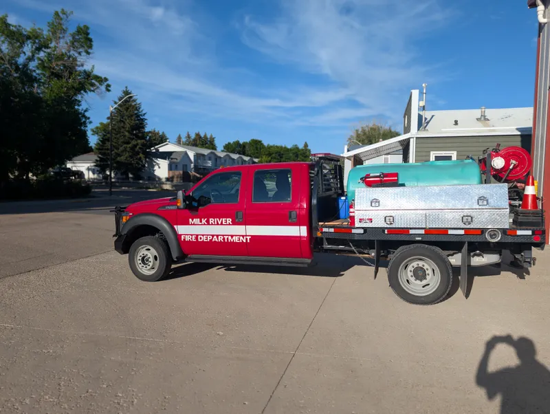 Wildland 1, a wildland of the Milk River Fire Department