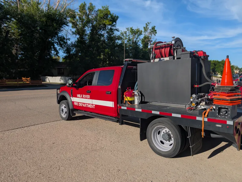Wildland 2, a wildland of the Milk River Fire Department